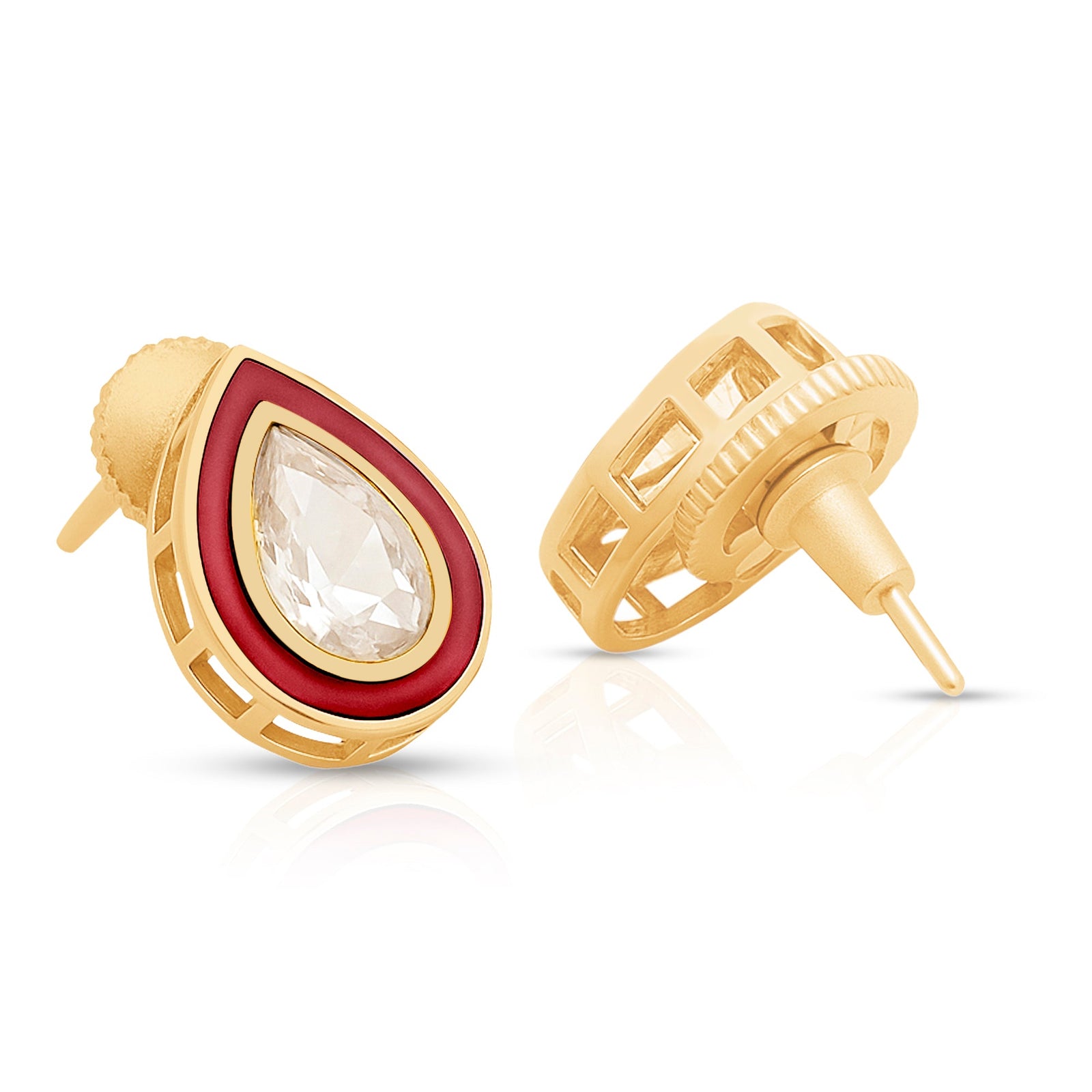 Classic Dewdrop Crystal Pendant Set with Earrings - Sitarahub Sitarahub,