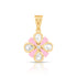 Blush Bloom Teardrop Pendant Set in Gold Finish - Sitarahub Sitarahub,