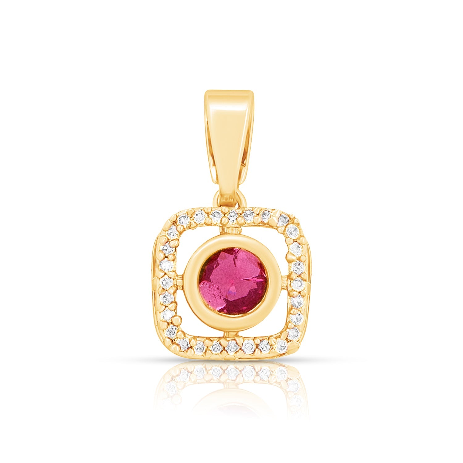 Rose Radiance Pendant Set in Gold Finish - Sitarahub Sitarahub,