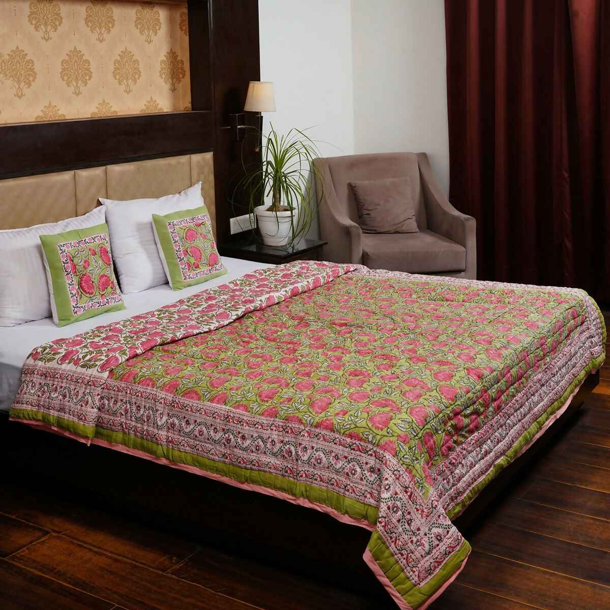 Organic Handmade Jaipur Quilt