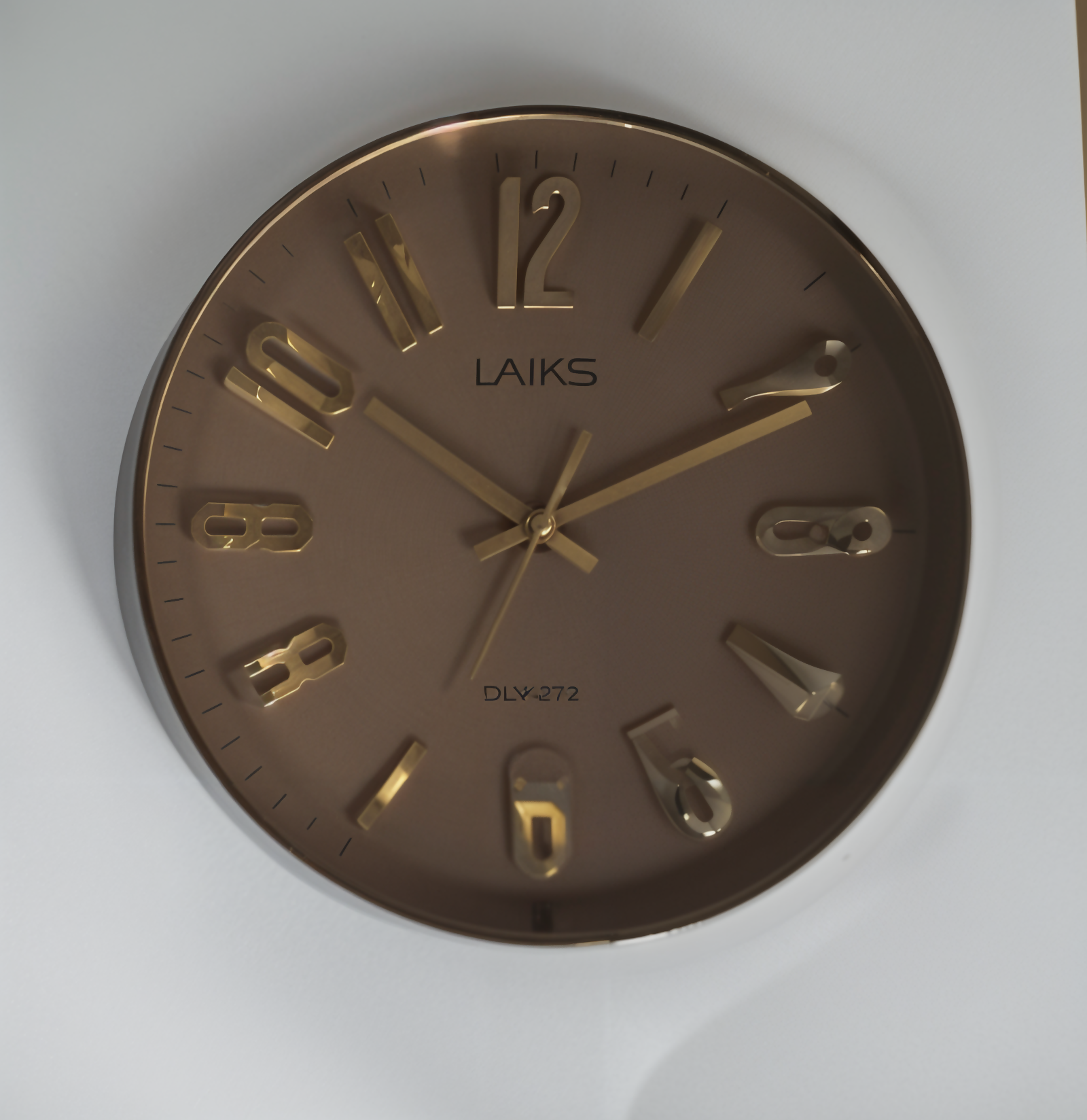 Modern Metallic Number Wall Clock - Sitarahub Sitarahub,