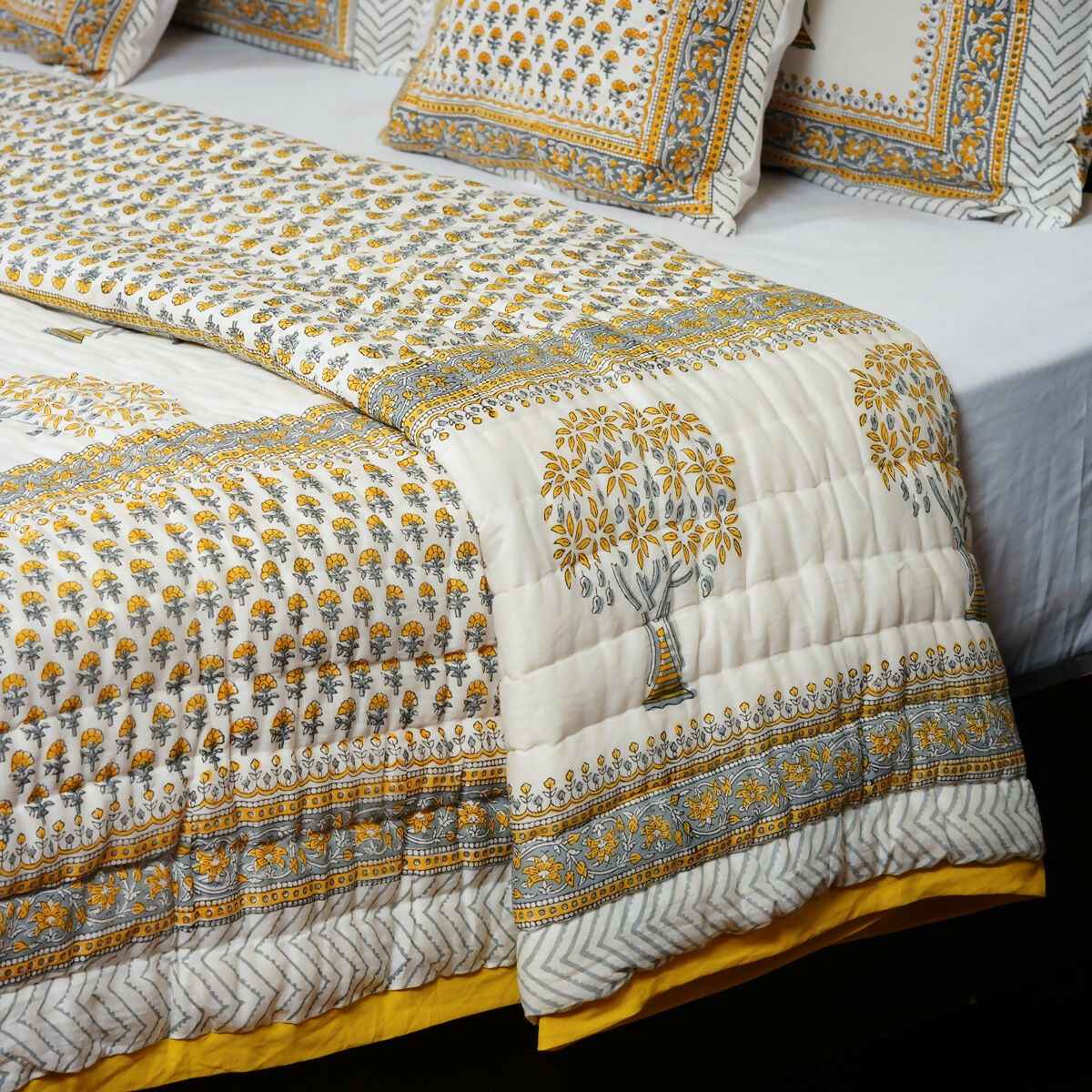 Organic Handmade Jaipur Quilt