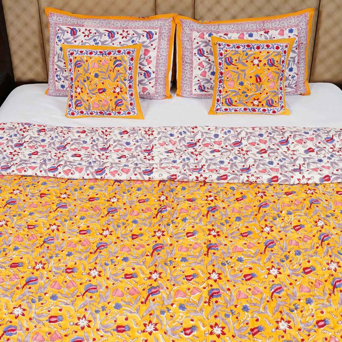Organic Handmade Jaipur Quilt