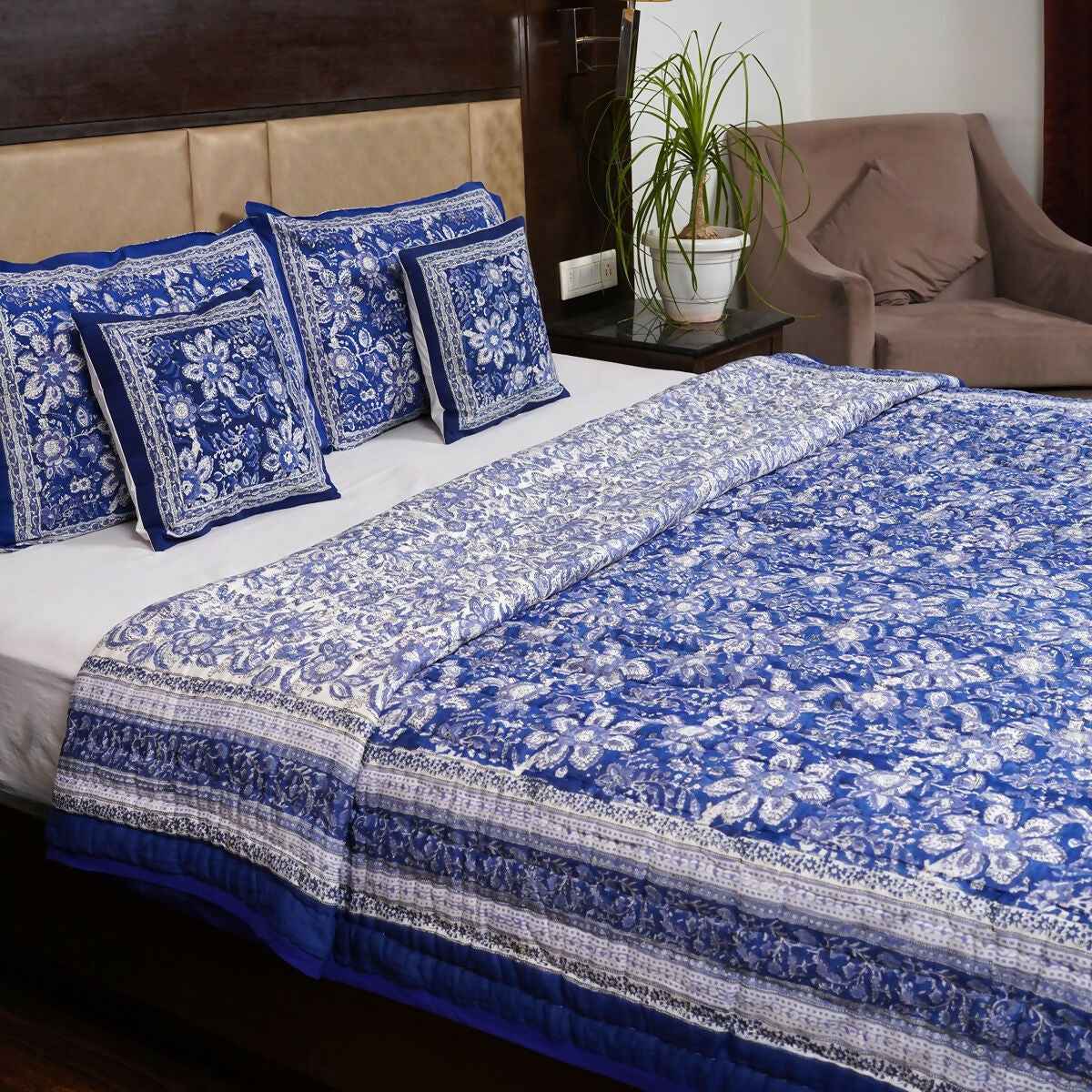Organic Handmade Jaipur Quilt