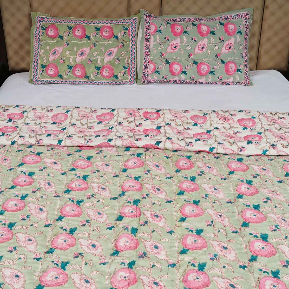Organic Handmade Jaipur Quilt