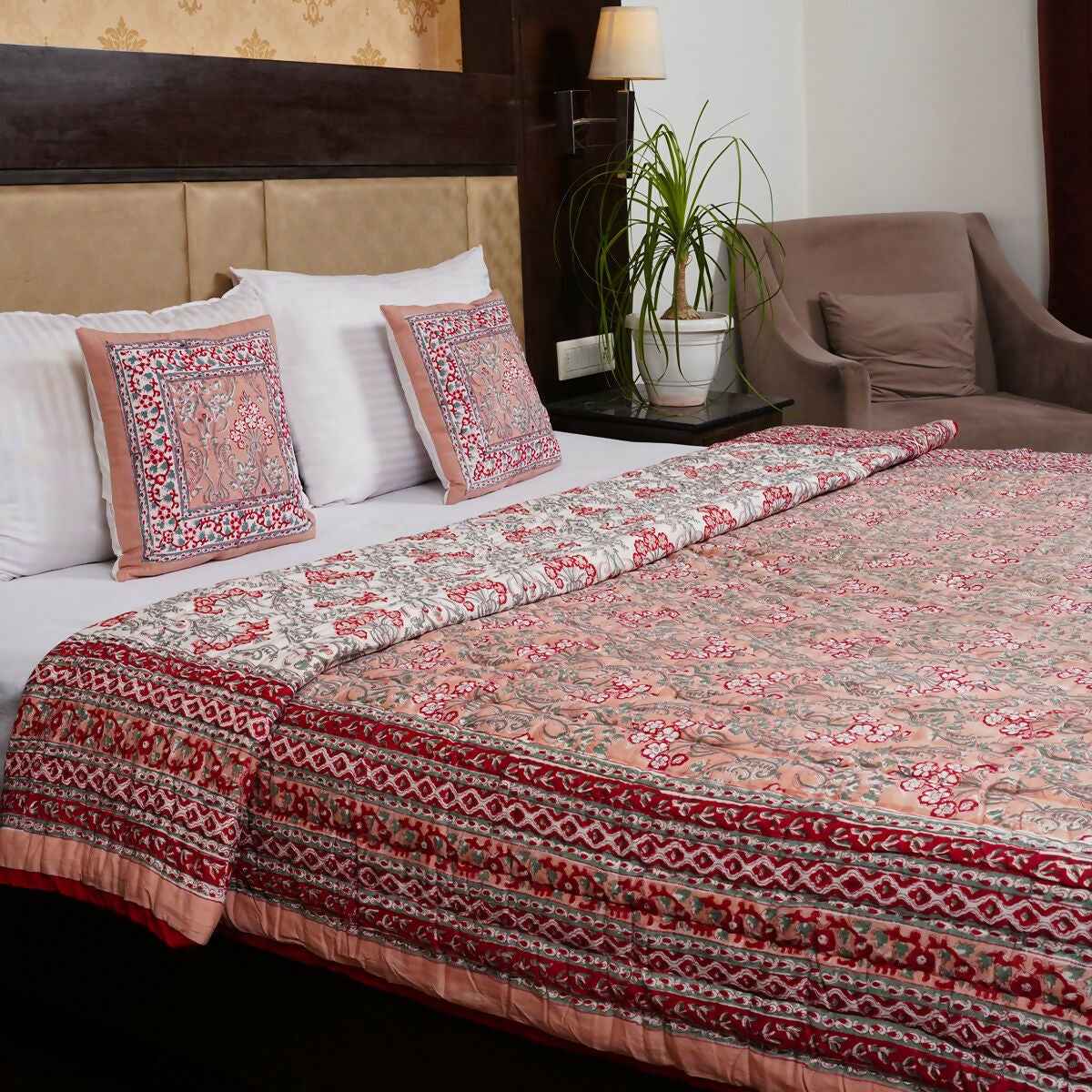 Organic Handmade Jaipur Quilt