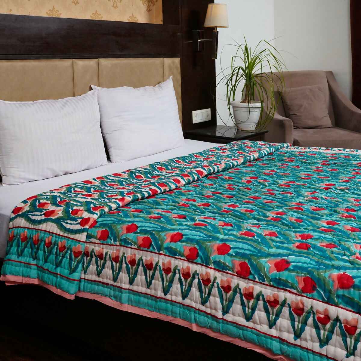 Organic Handmade Jaipur Quilt