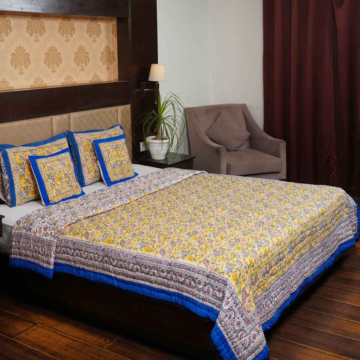 Organic Handmade Jaipur Quilt