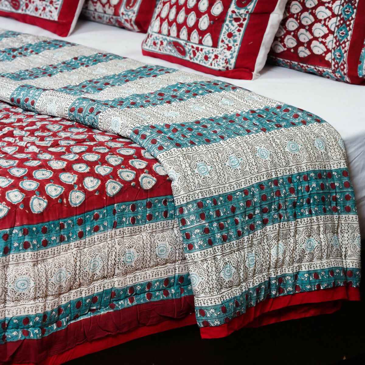 Organic Handmade Jaipur Quilt