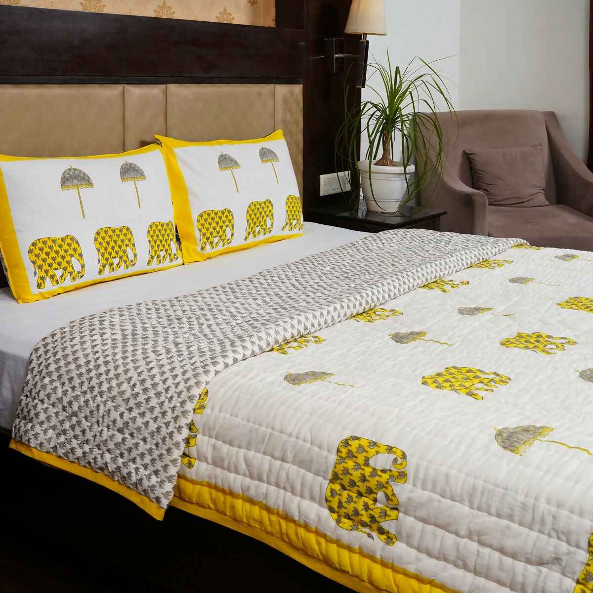 Organic Handmade Jaipur Quilt