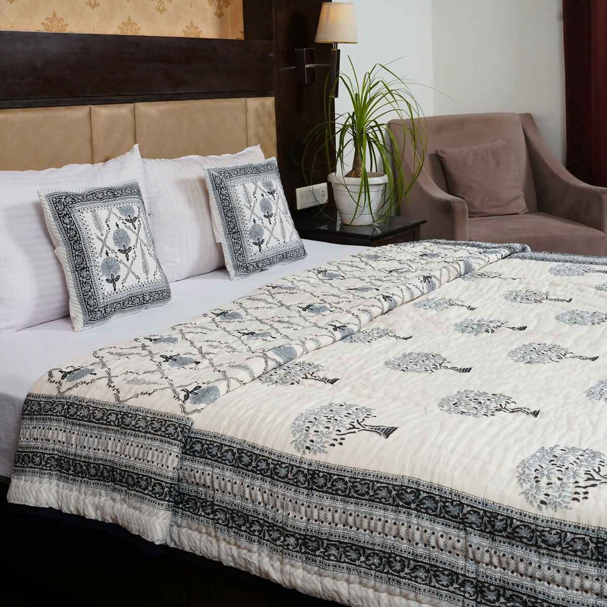Organic Handmade Jaipur Quilt