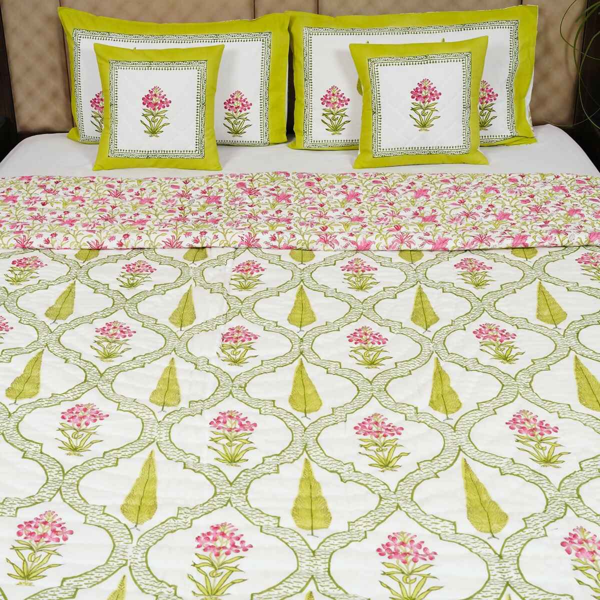 Organic Handmade Jaipur Quilt