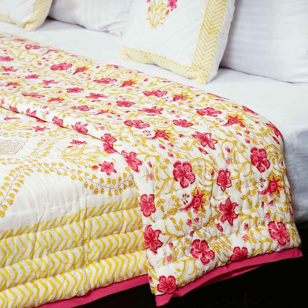 Organic Handmade Jaipur Quilt