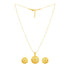 Gold Tone Pendant Set with Matching Stud Earrings - Sitarahub Sitarahub,
