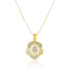 Ornate Dual-Tone Chain Pendant & Earring Set - Sitarahub Sitarahub,
