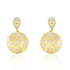Radiant Dual-Tone Round Chain Pendant Set - Sitarahub Sitarahub,