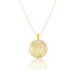 Radiant Dual-Tone Round Chain Pendant Set - Sitarahub Sitarahub,