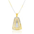Elegant Dual-Tone Geometric Chain Pendant Set - Sitarahub Sitarahub,