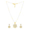 Elegant Dual-Tone Star Motif Pendant Set - Sitarahub Sitarahub,