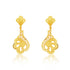 Elegant Gold-Toned Paisley Pendant Set with Earrings - Sitarahub Sitarahub,