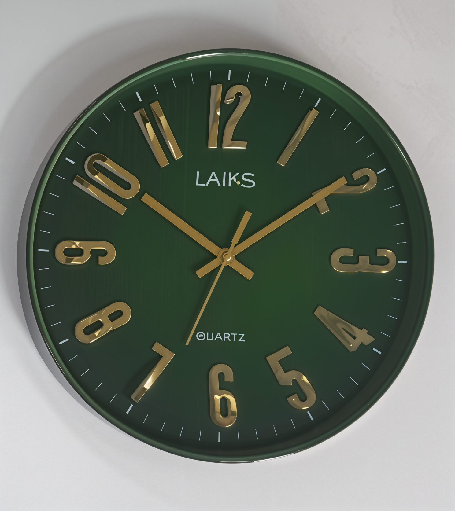 Modern Metallic Number Wall Clock - Sitarahub Sitarahub,