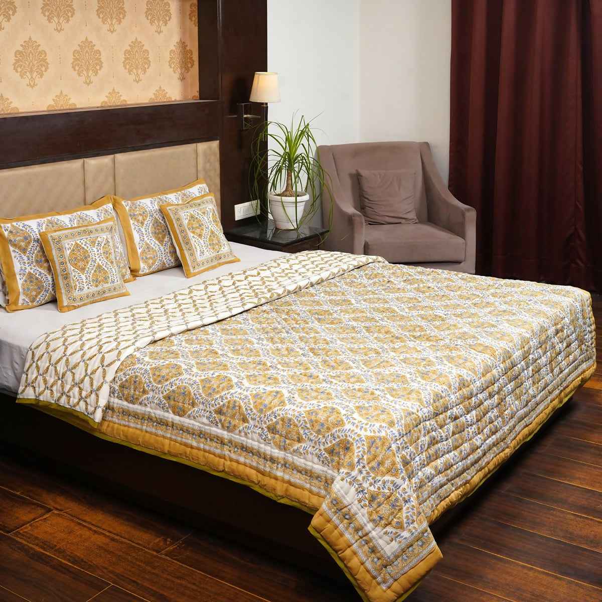 Organic Handmade Jaipur Quilt