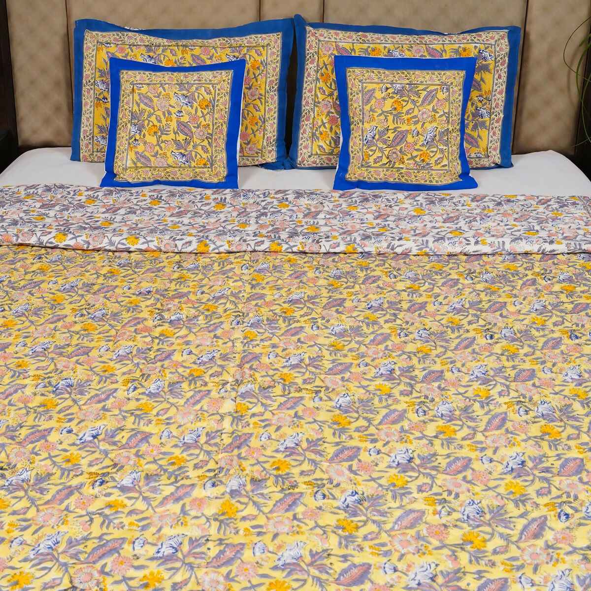 Organic Handmade Jaipur Quilt