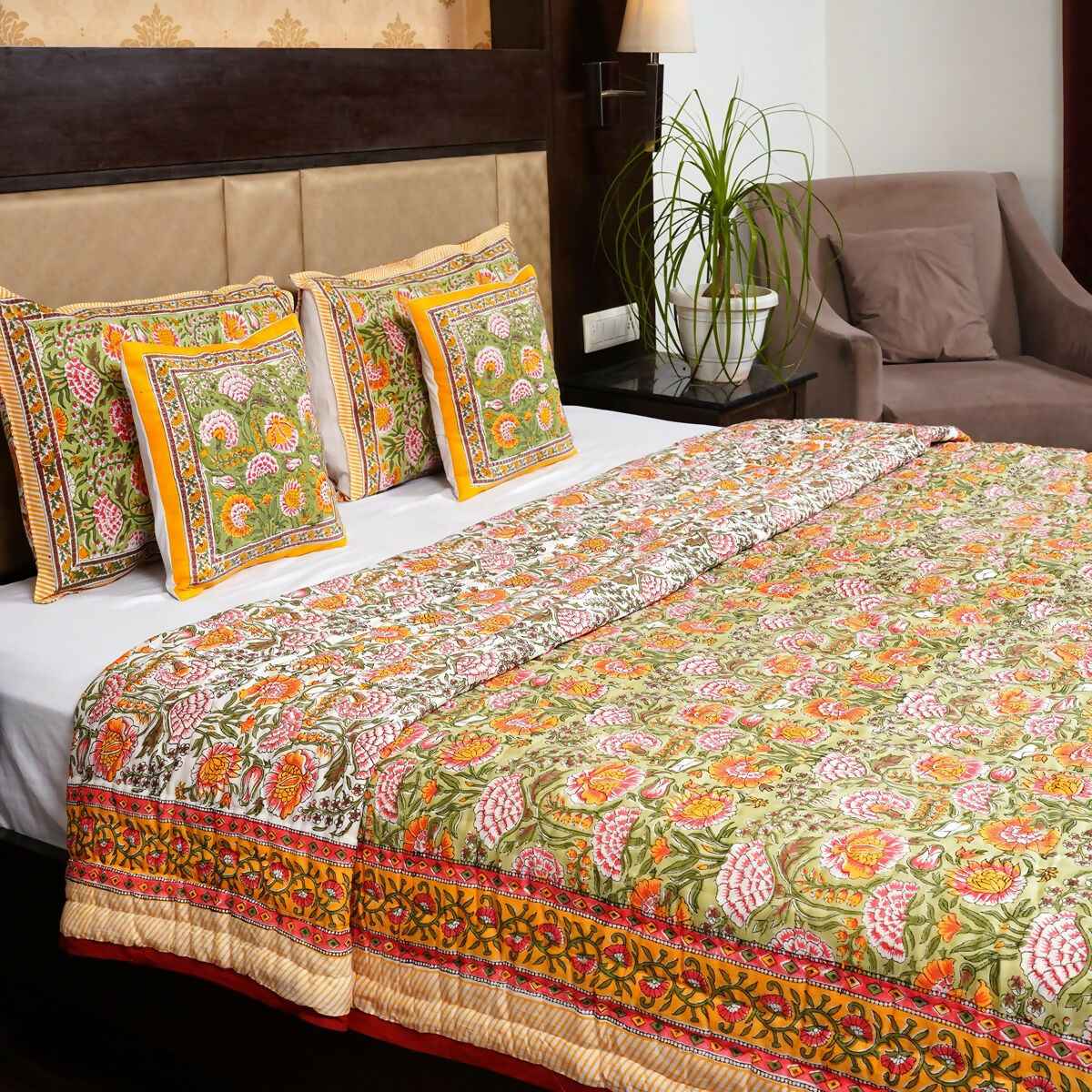Copy of Copy of Organic Handmade Jaipur Quilt