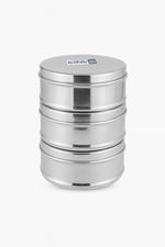 Premium Stainless Steel Puri Dibba / Food Storage Container – Multi-Layer