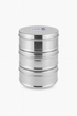 Premium Stainless Steel Puri Dibba / Food Storage Container – Multi-Layer