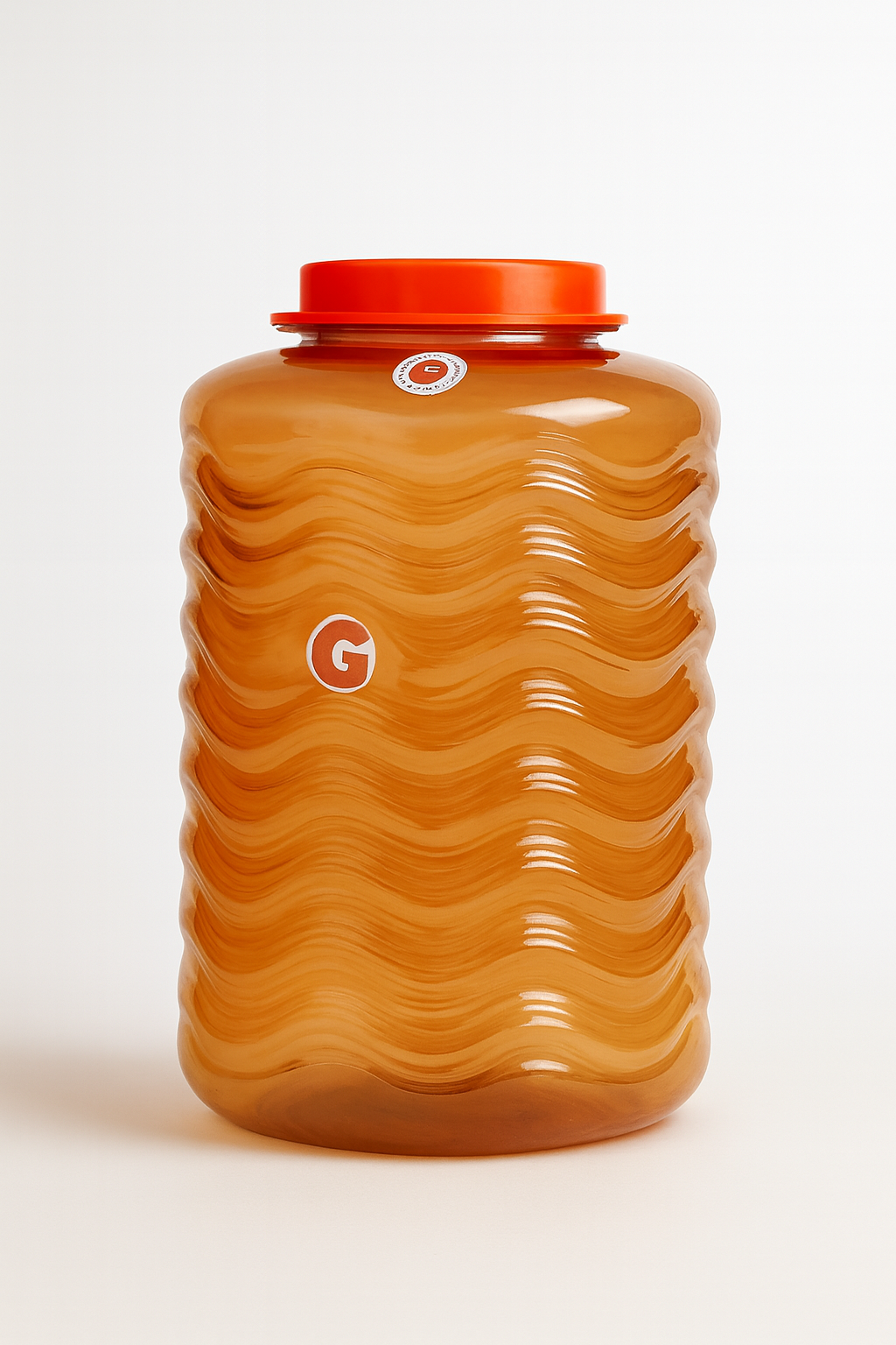 Premium Storage Jar with Red Lid