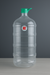 Premium Transparent Water Jar with Green Cap