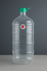 Premium Transparent Water Jar with Green Cap