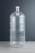 Premium Transparent Water Jar with White Cap