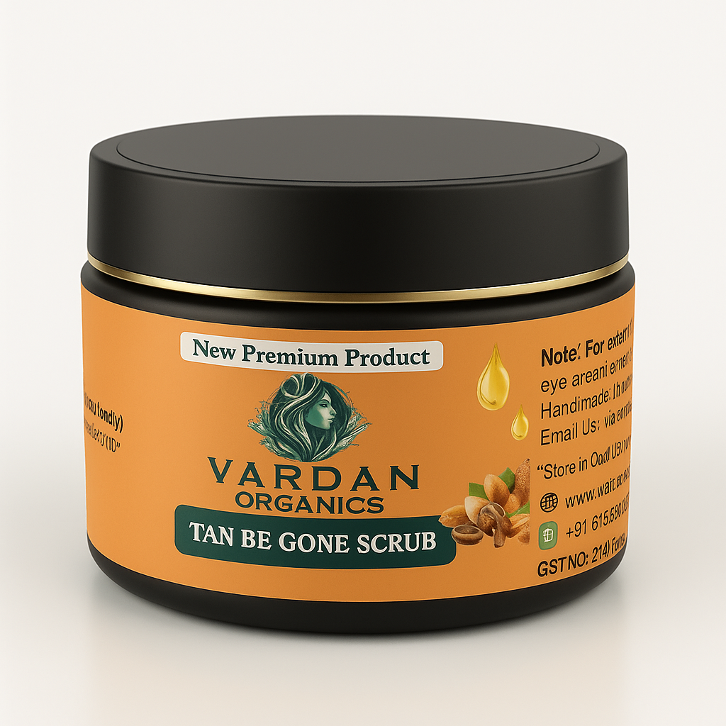 Vardan Organics Tan Be Gone Face and Body Scrub