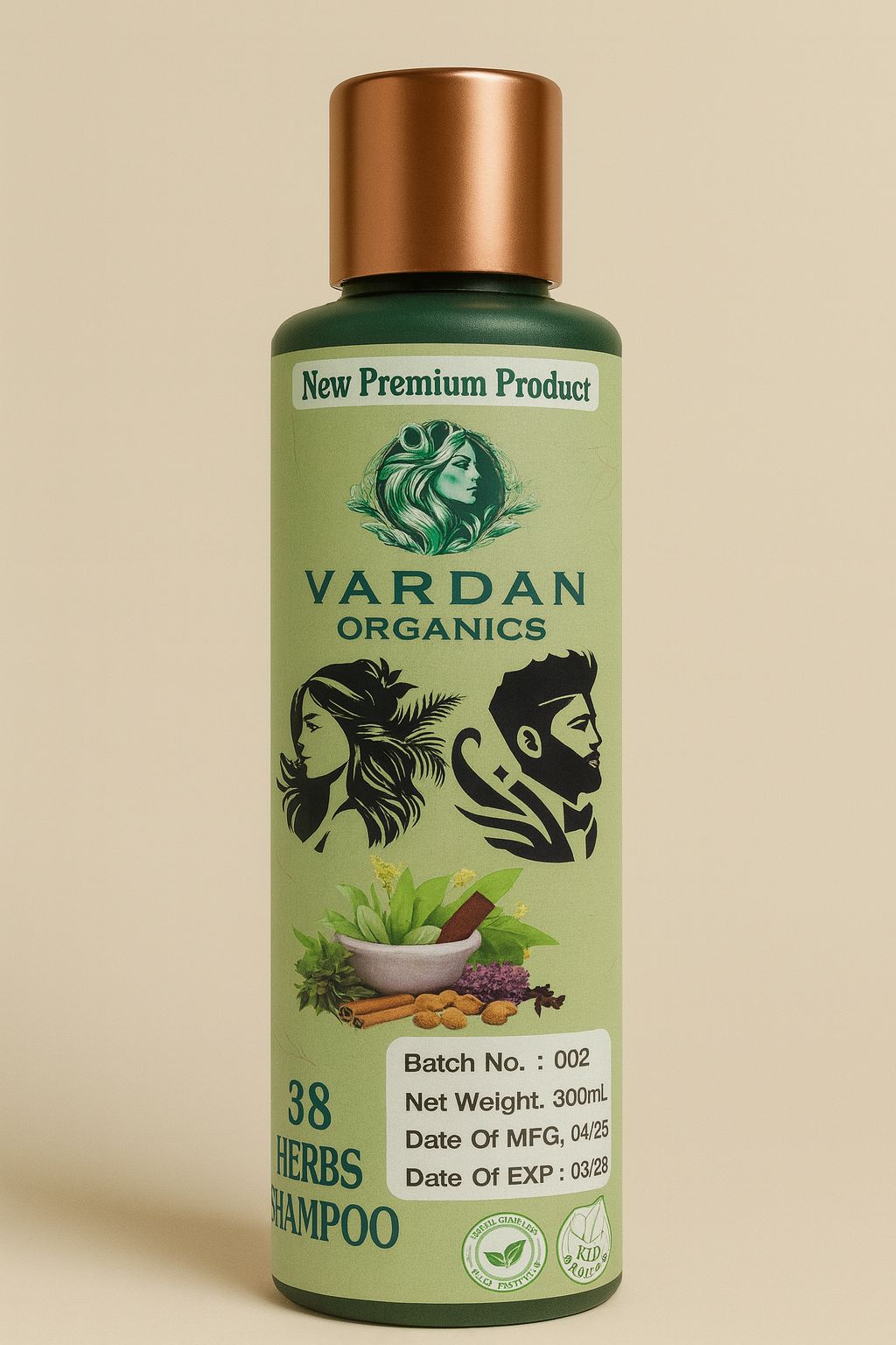 Vardan Organics 30 Herbs Shampoo