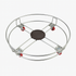 Heavy-Duty Stainless Steel Gas Cylinder Trolley with 360° Rotating Wheels