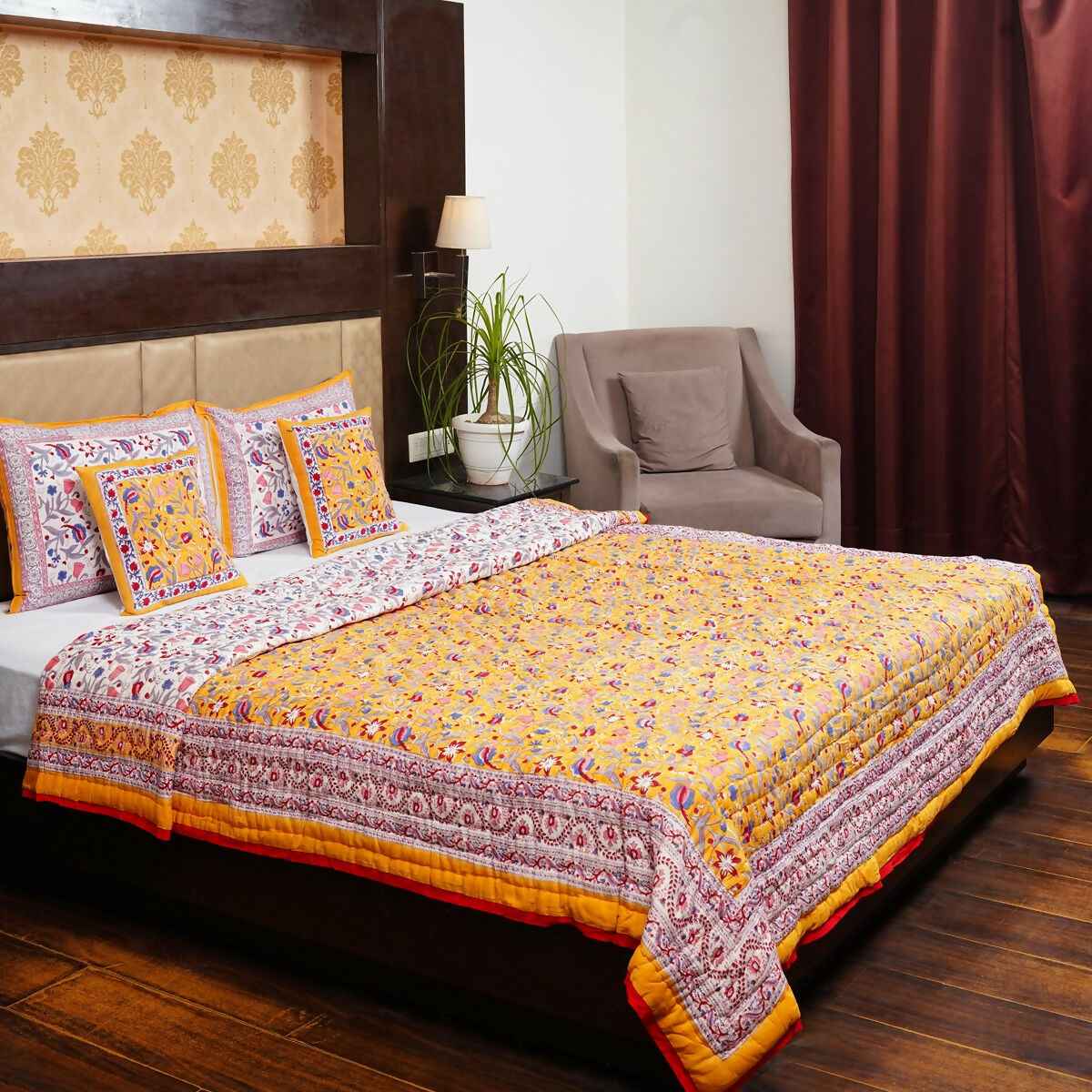 Organic Handmade Jaipur Quilt