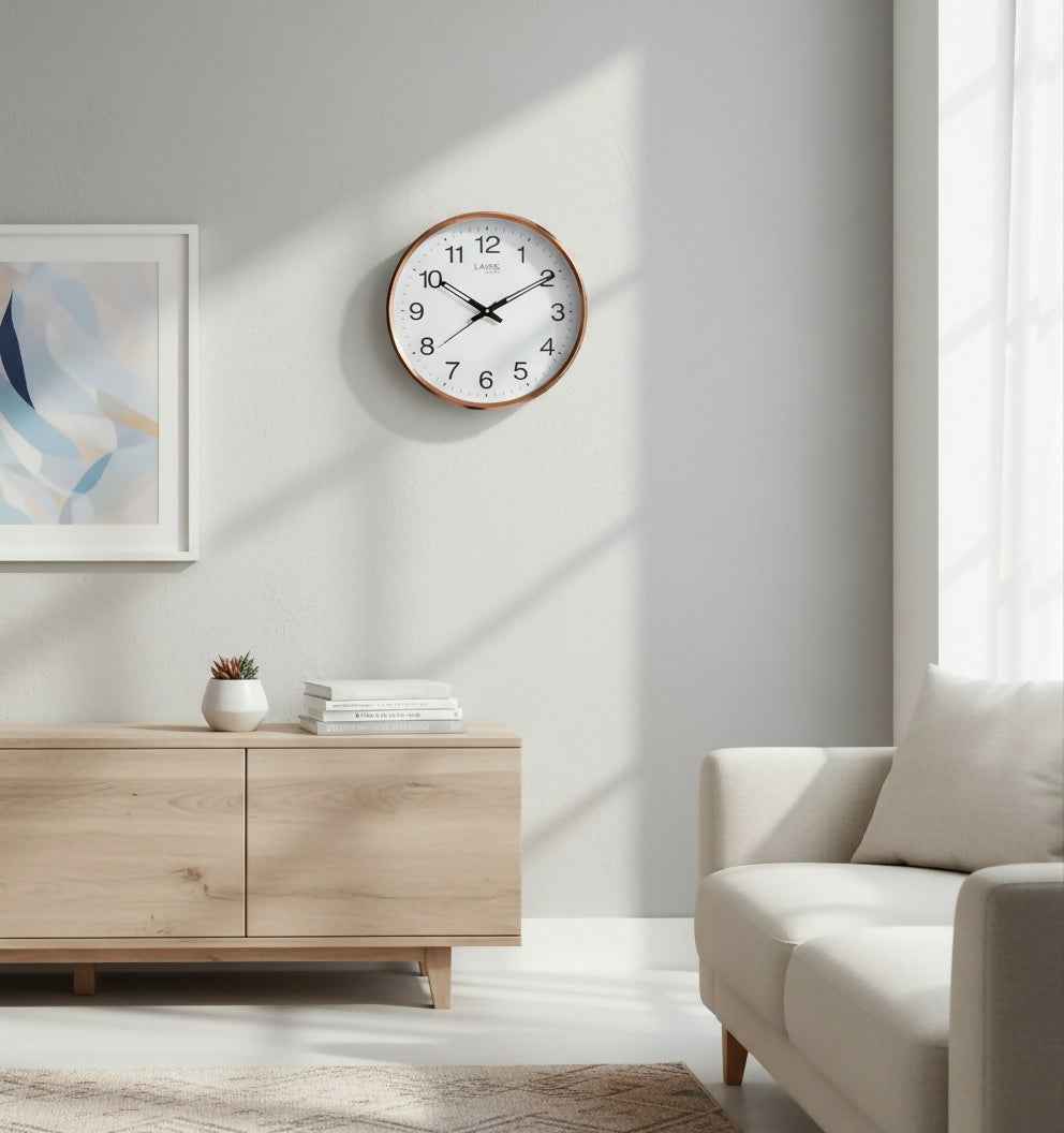 LAIKS Quartz Round Wall Clock – Classic Design