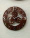 Premium Wooden Gear Wall Clock – Round with Silver Numerals