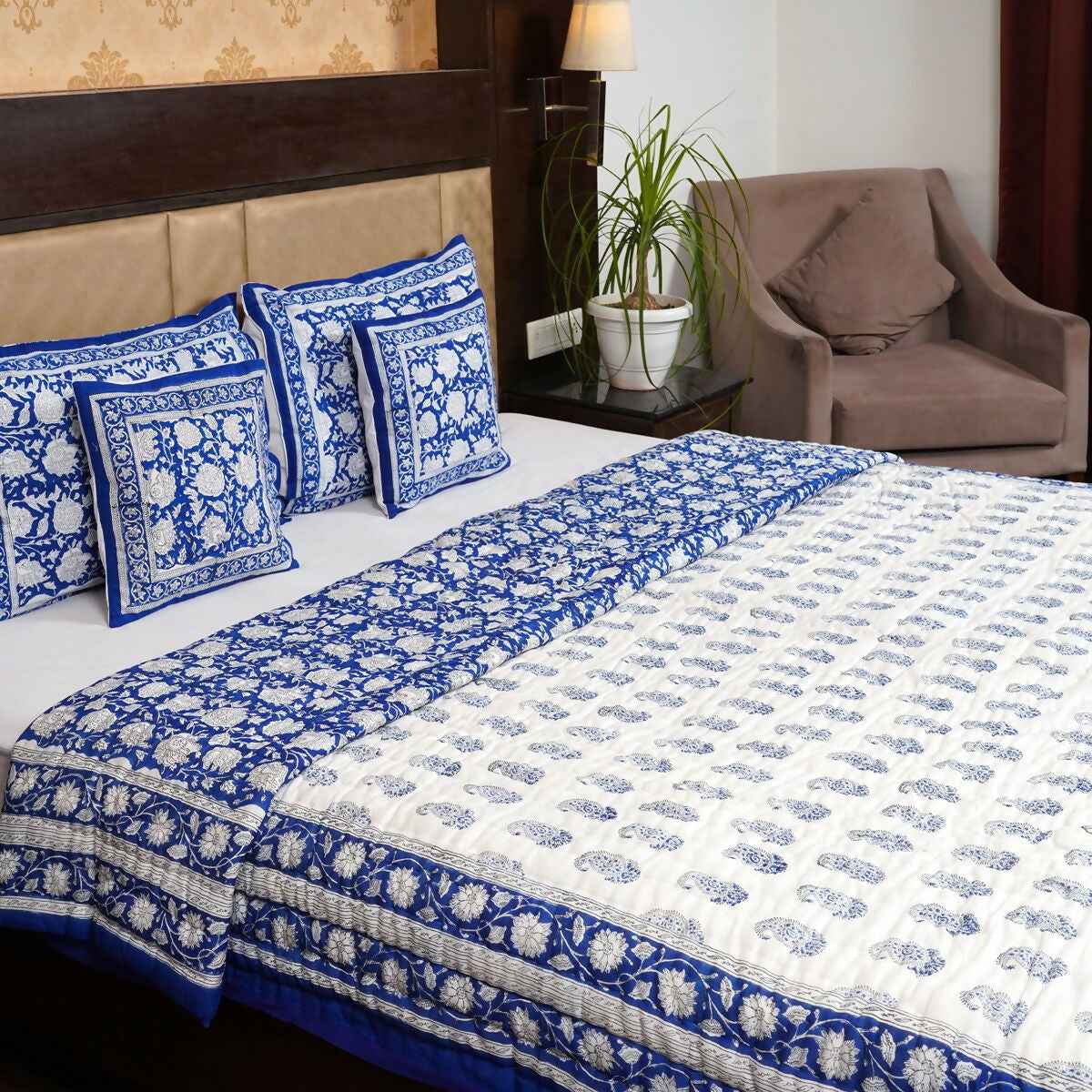 Organic Handmade Jaipur Quilt