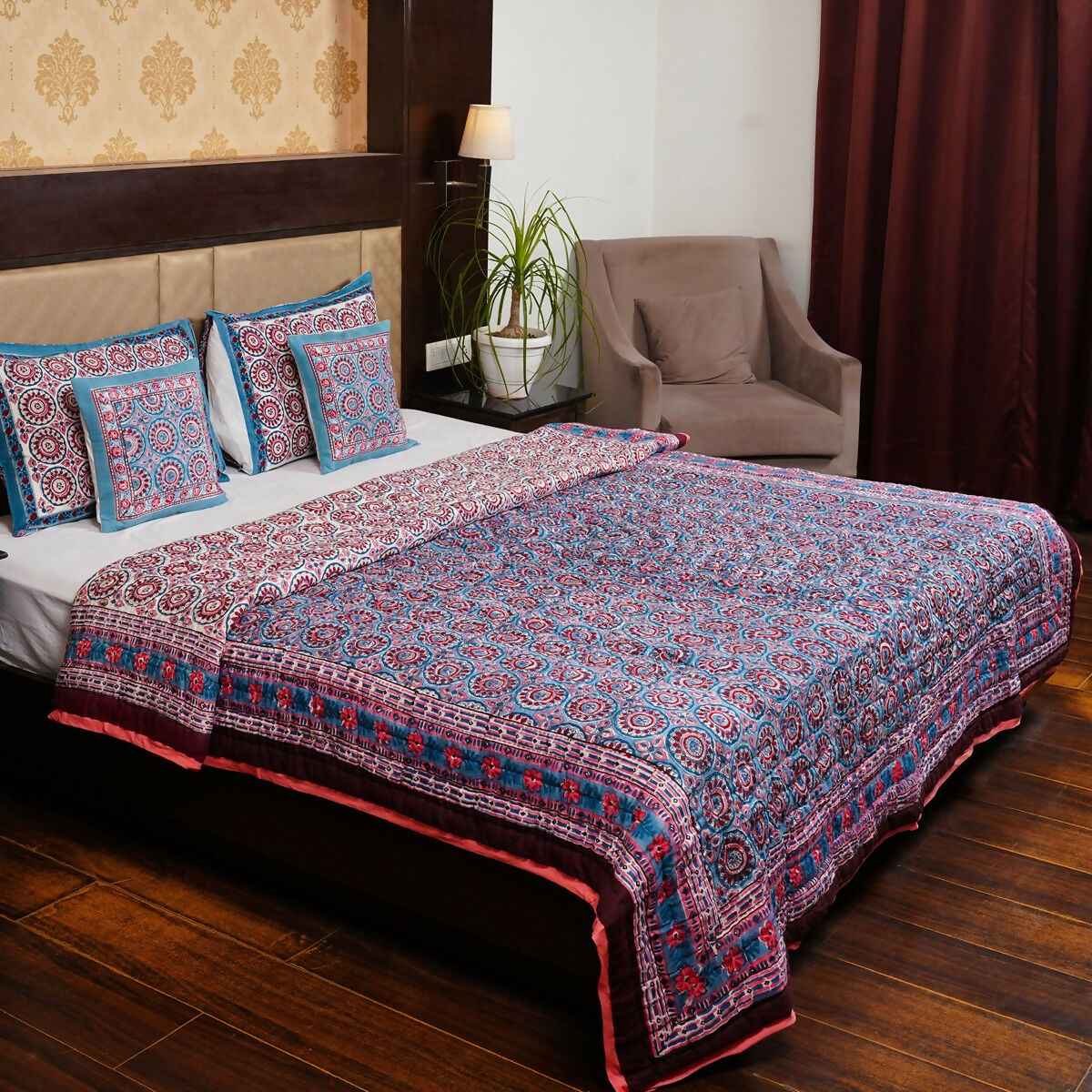 Organic Handmade Jaipur Quilt