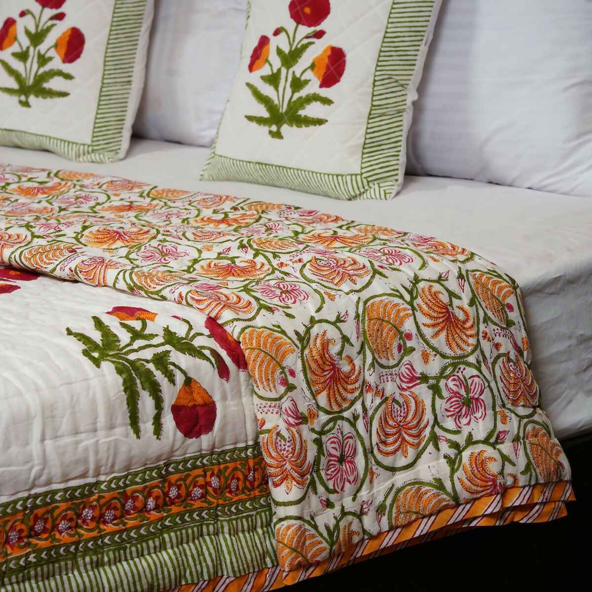 Organic Handmade Jaipur Quilt