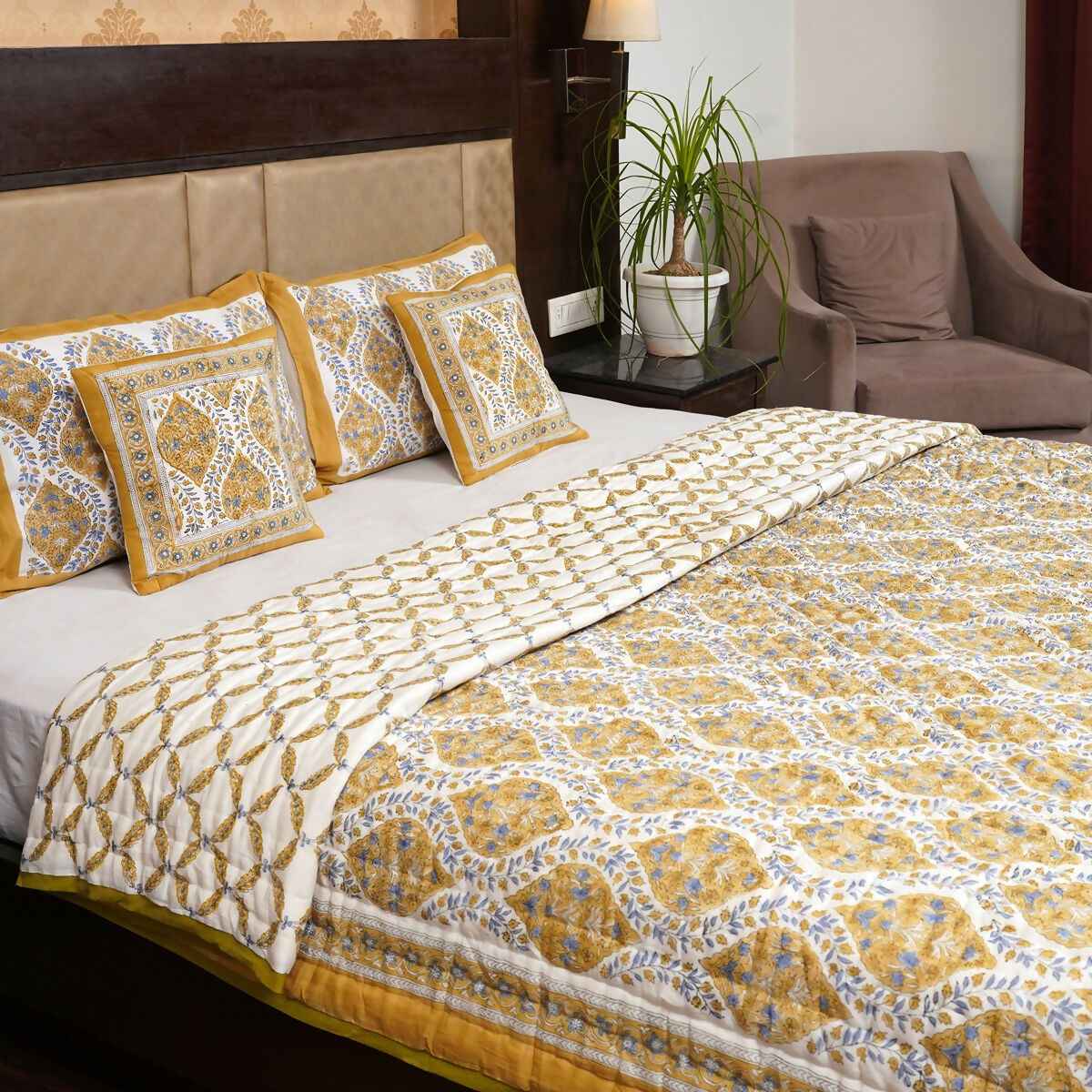 Organic Handmade Jaipur Quilt