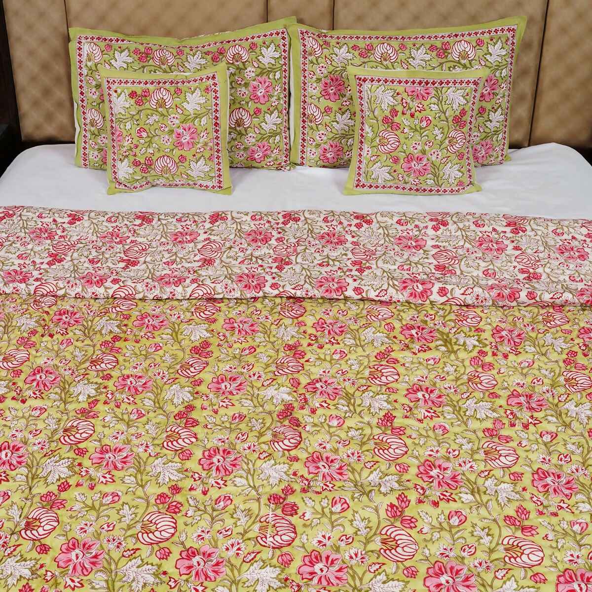 Organic Handmade Jaipur Quilt