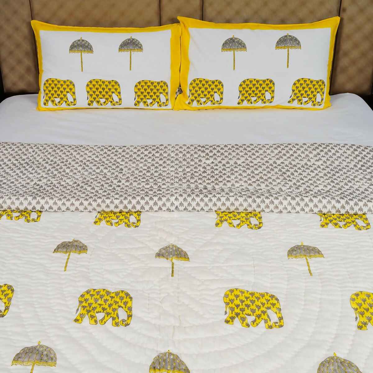 Organic Handmade Jaipur Quilt