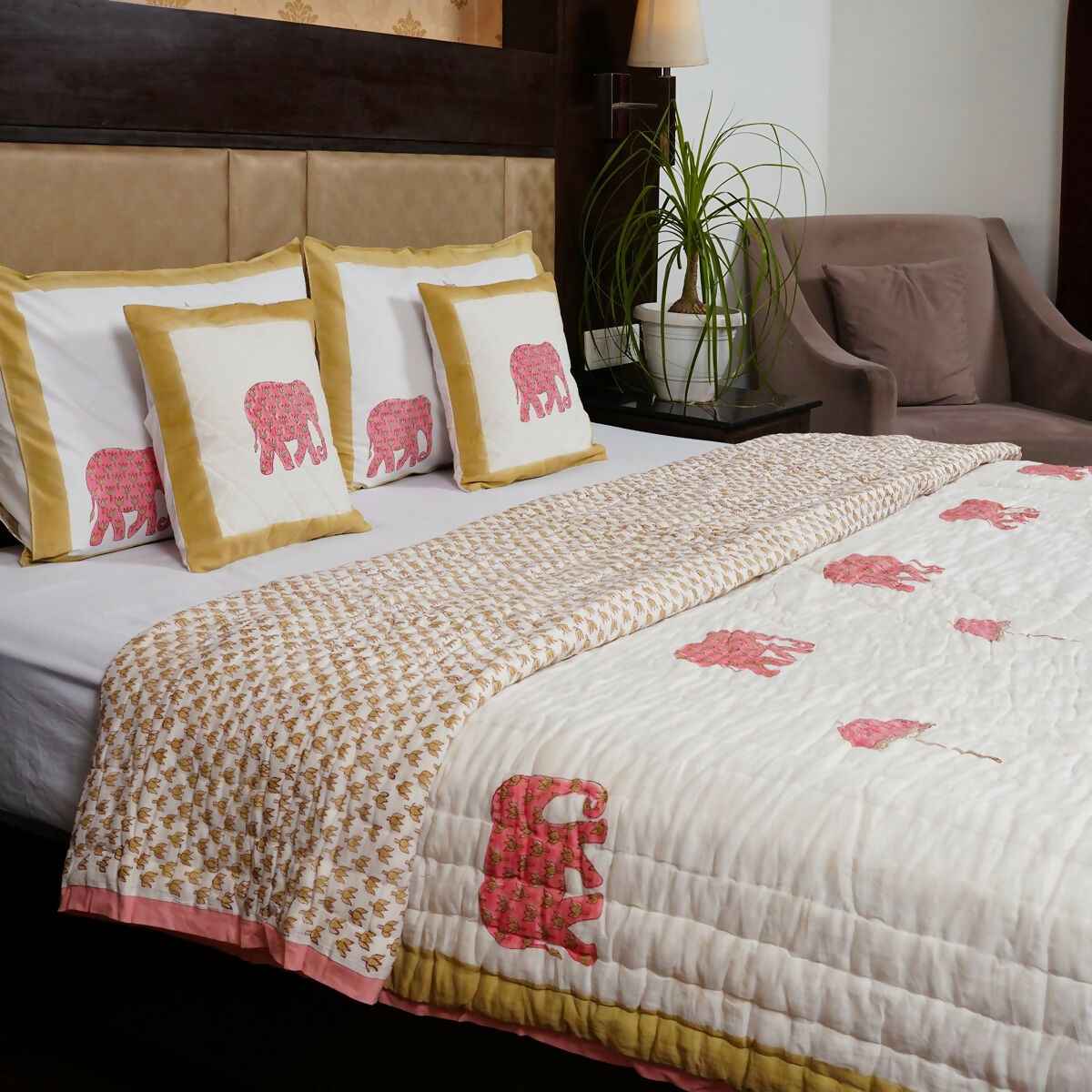 Organic Handmade Jaipur Quilt