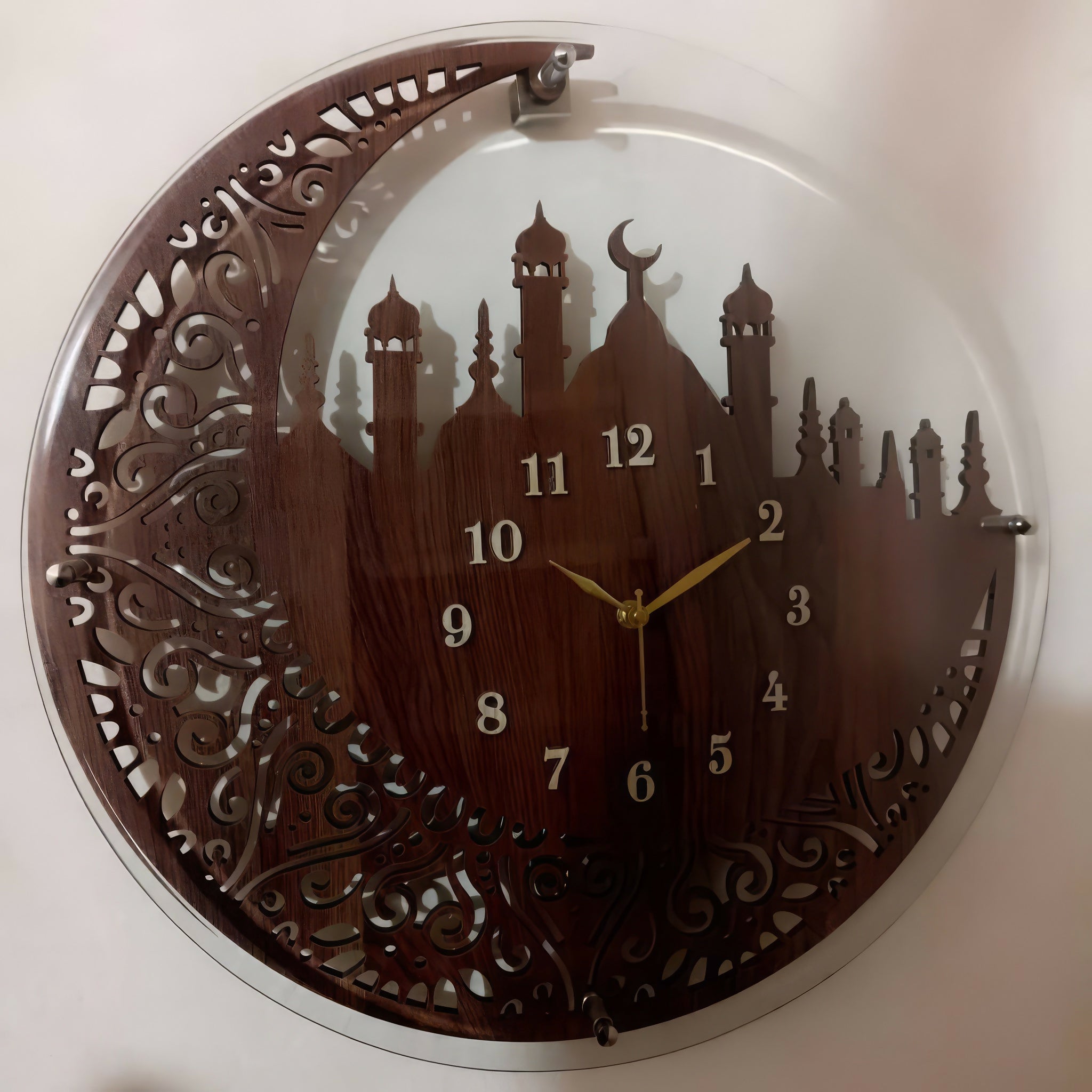Premium Islamic Wooden Wall Clock - Sitarahub Sitarahub,