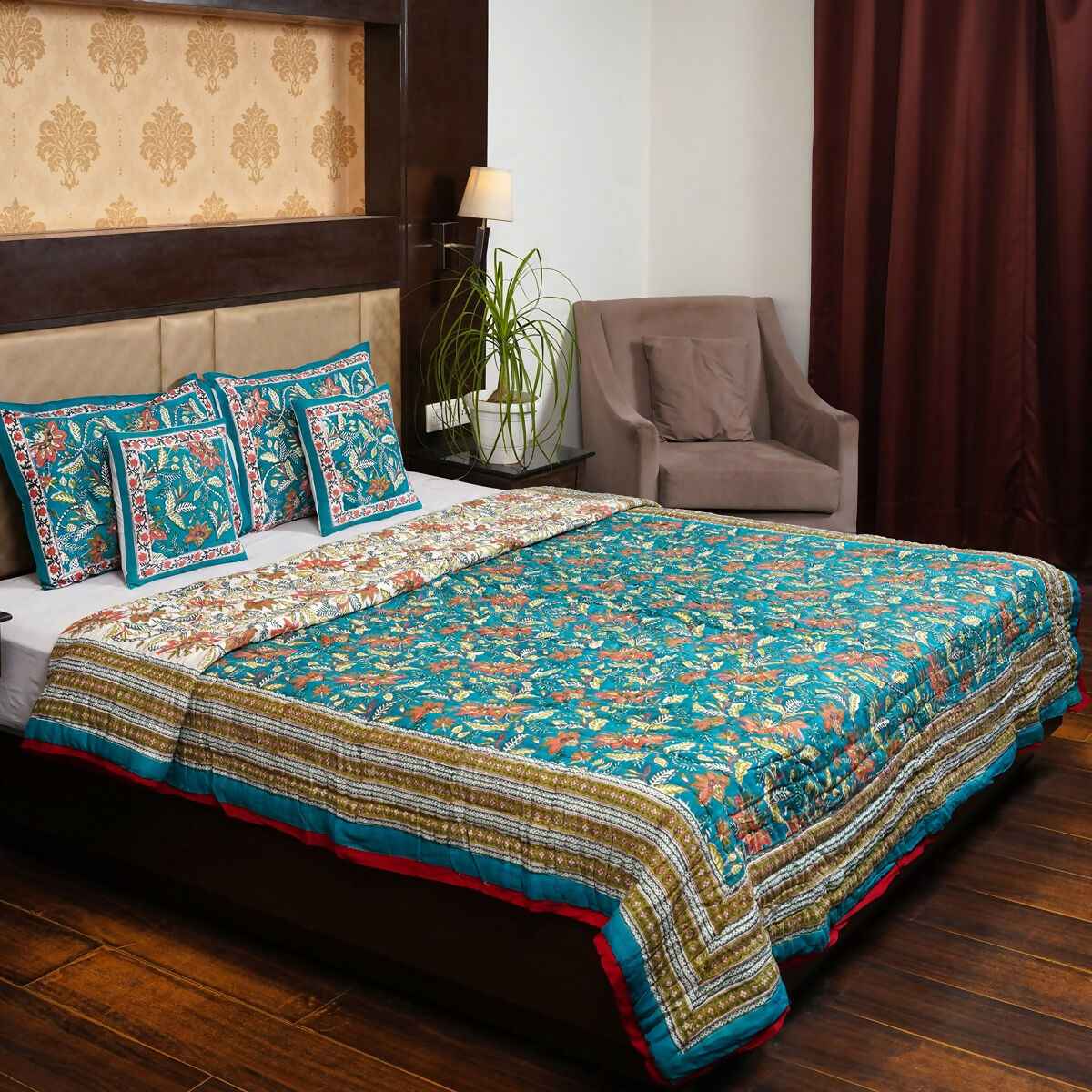 Organic Handmade Jaipur Quilt