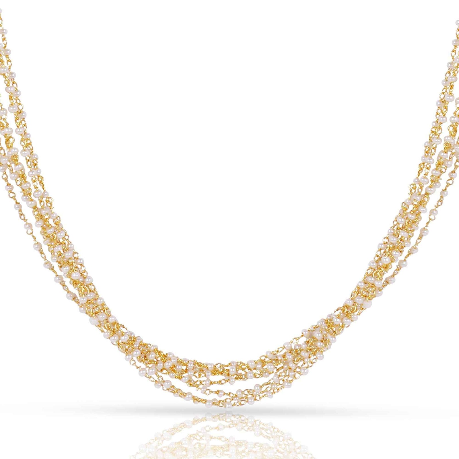 Multi-Layered Gold Chain Necklace
